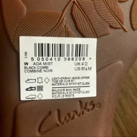 Clark's Ada Mist Ankle Strap Sandals Size 6.5 NIB + NWT - Picture 7 of 13